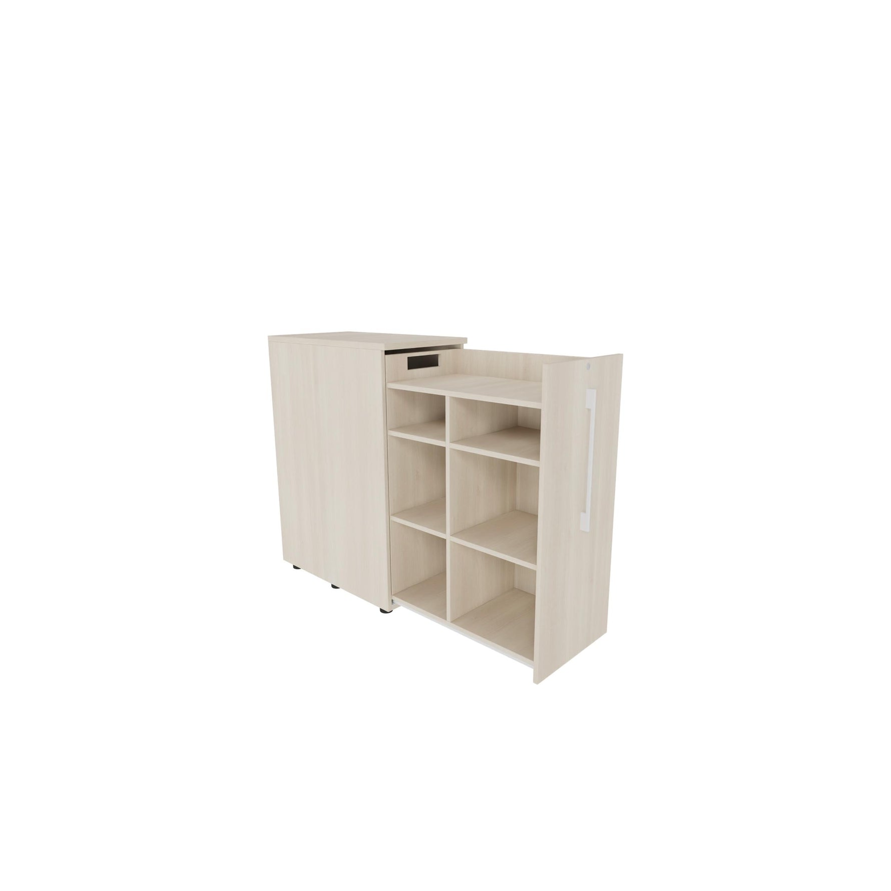 Neutralware Beistellcontainer 463 x 1.115 x 800 mm (B x H x T) rechts offen – Produktbild 6