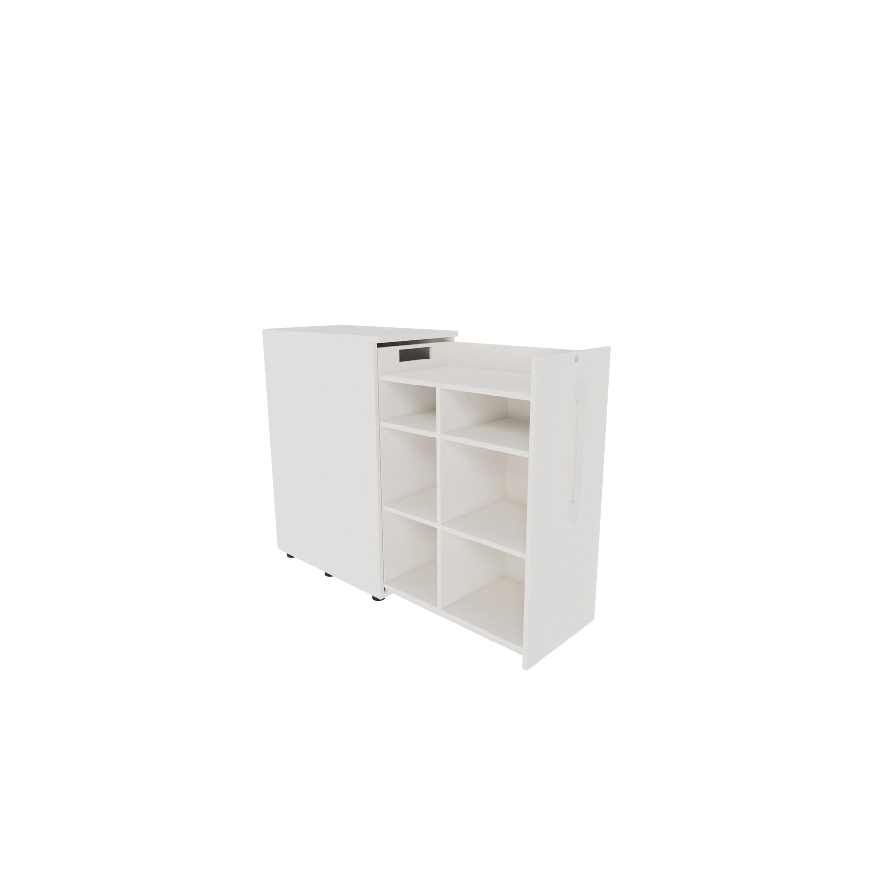 Neutralware Beistellcontainer 463 x 1.115 x 800 mm (B x H x T) rechts offen – Produktbild 2
