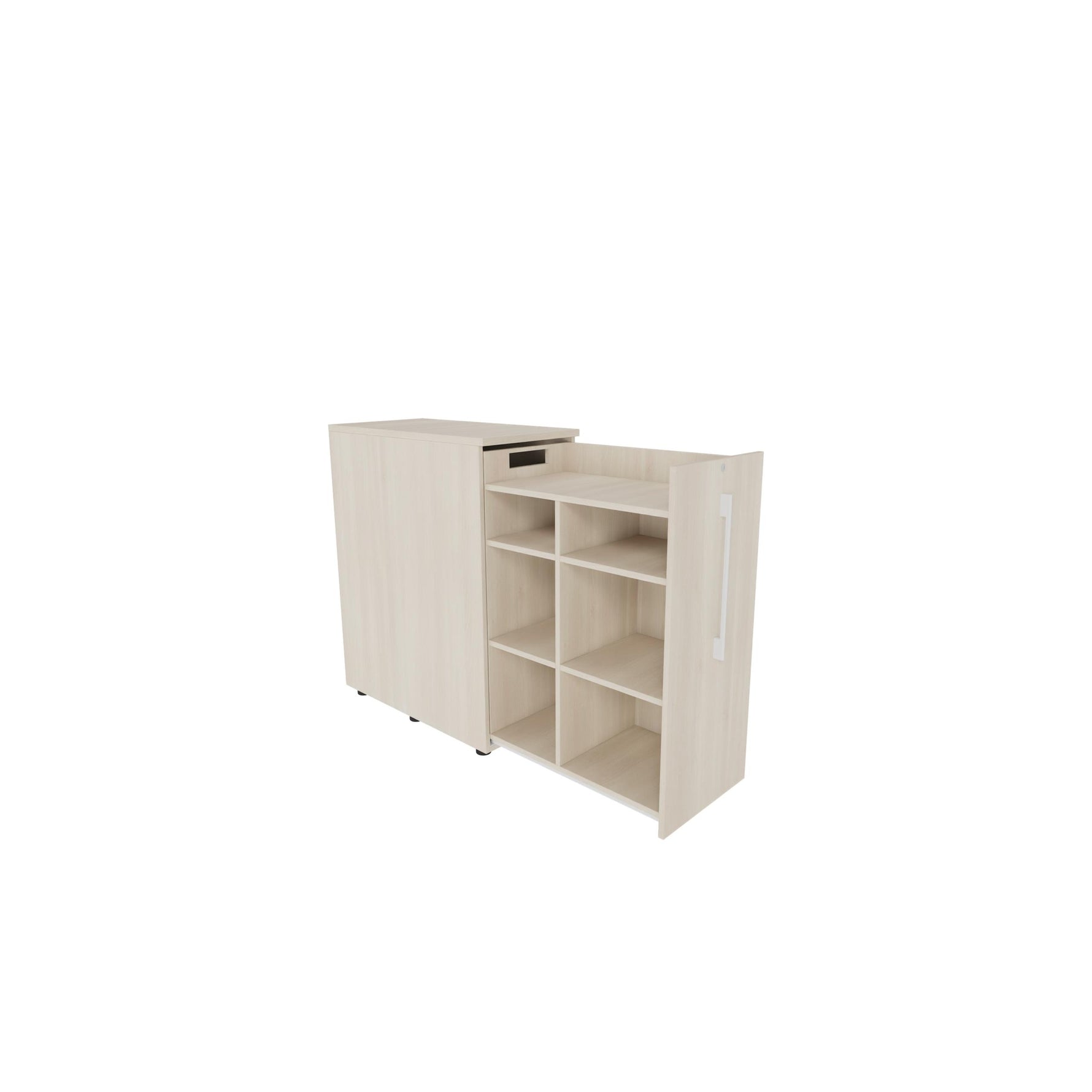 Neutralware Beistellcontainer 463 x 1.115 x 900 mm (B x H x T) rechts offen – Produktbild 6