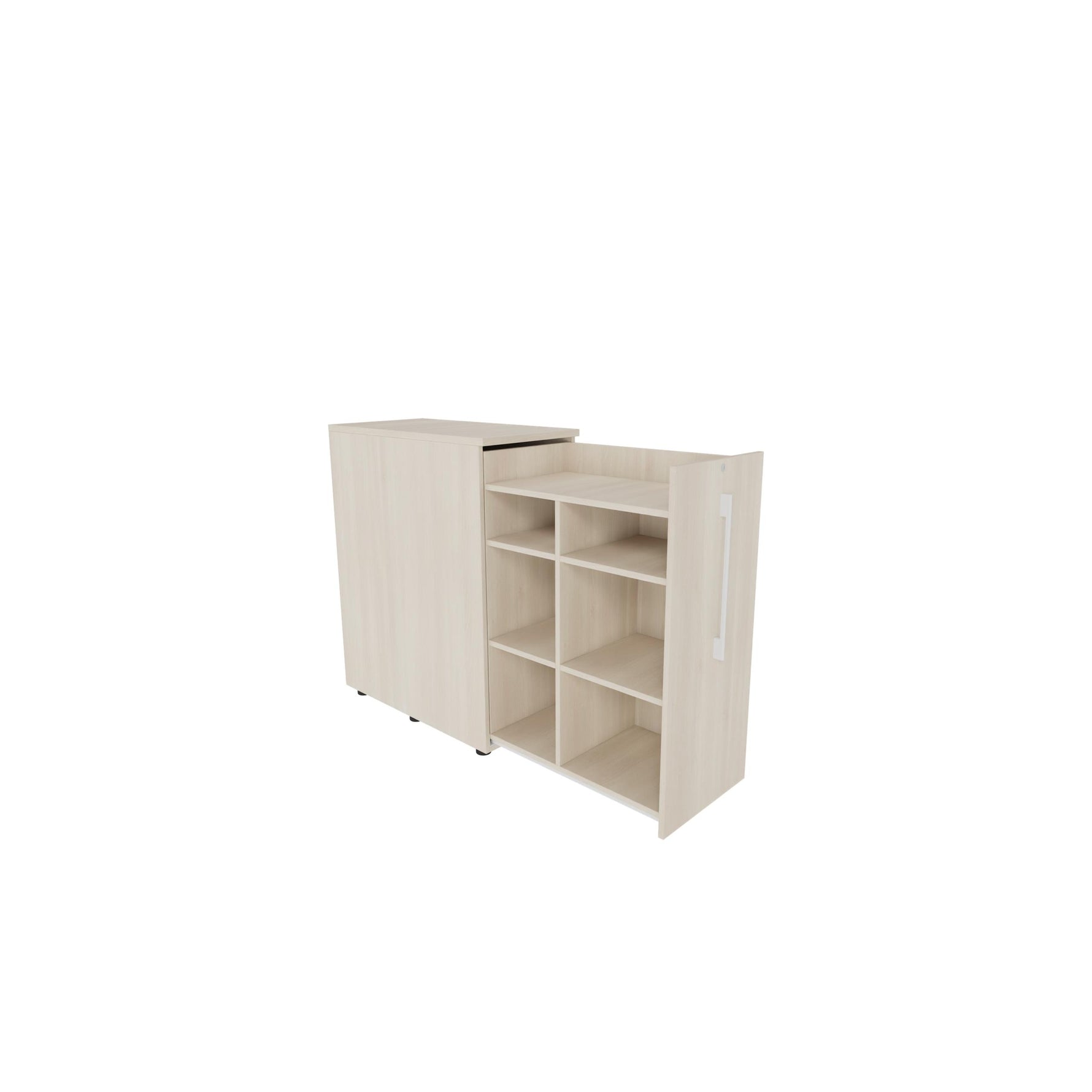 Neutralware Beistellcontainer 463 x 1.115 x 900 mm (B x H x T) rechts offen – Produktbild 6