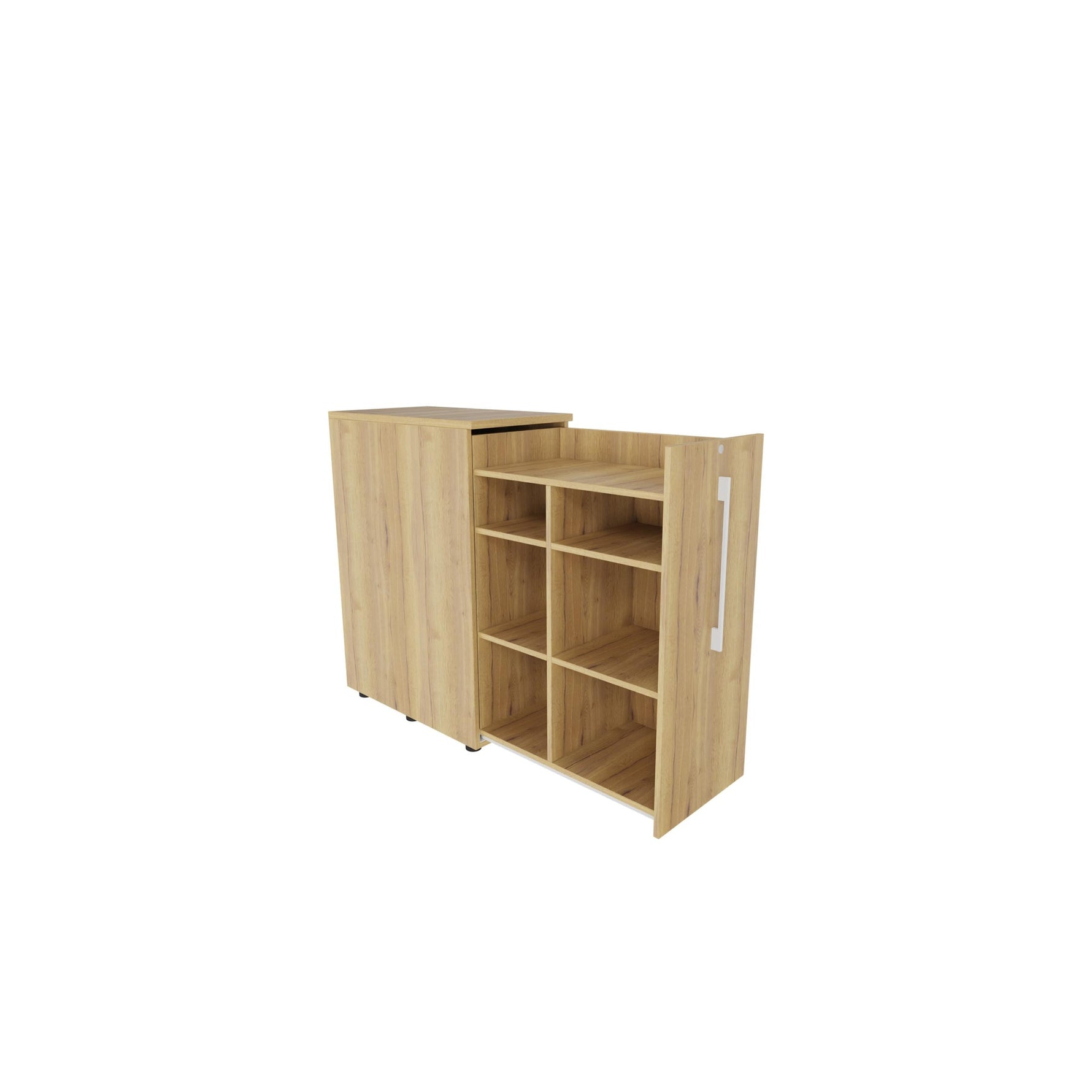 Neutralware Beistellcontainer 463 x 1.115 x 800 mm (B x H x T) rechts offen – Produktbild 4