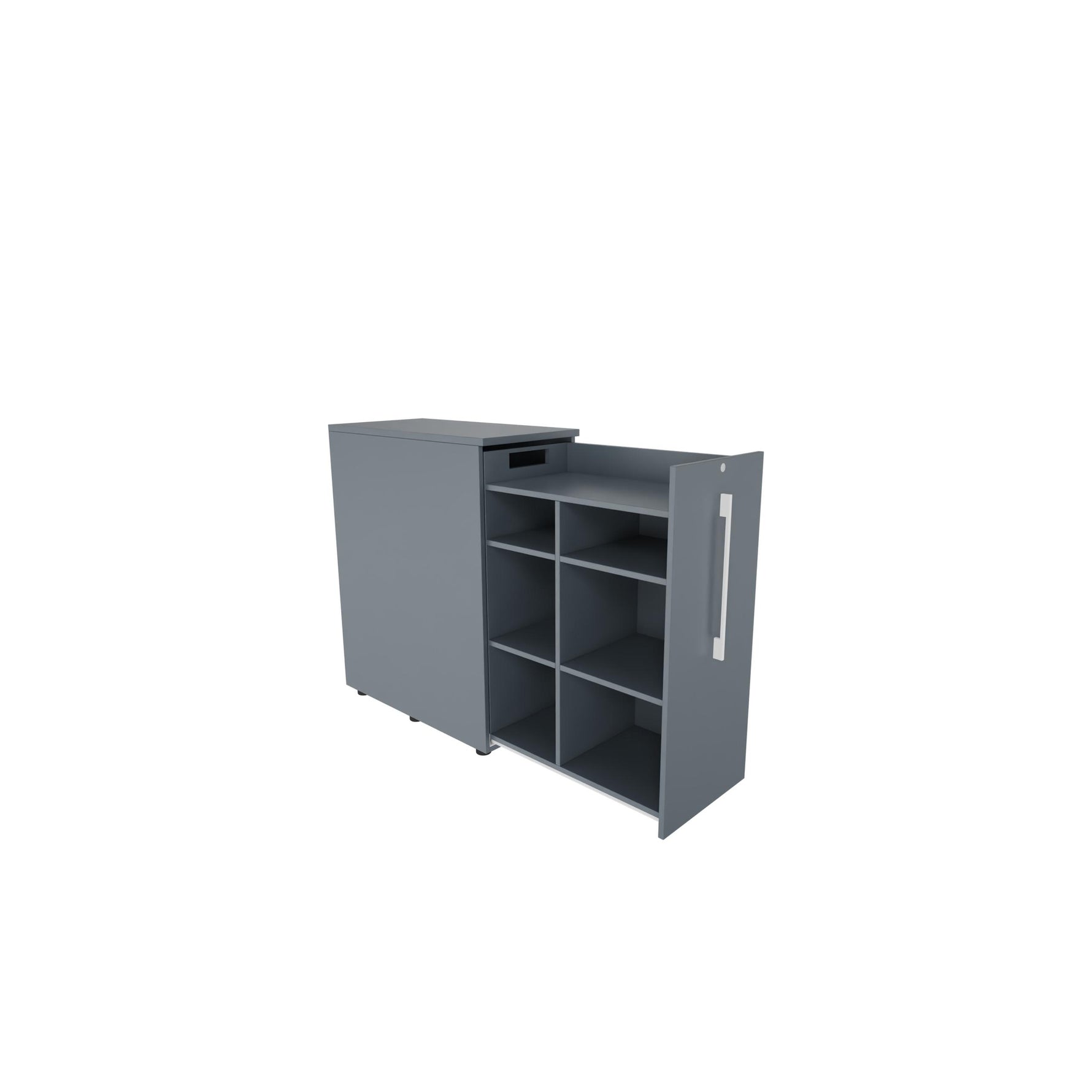 Neutralware Beistellcontainer 463 x 1.115 x 900 mm (B x H x T) rechts offen – Produktbild 10