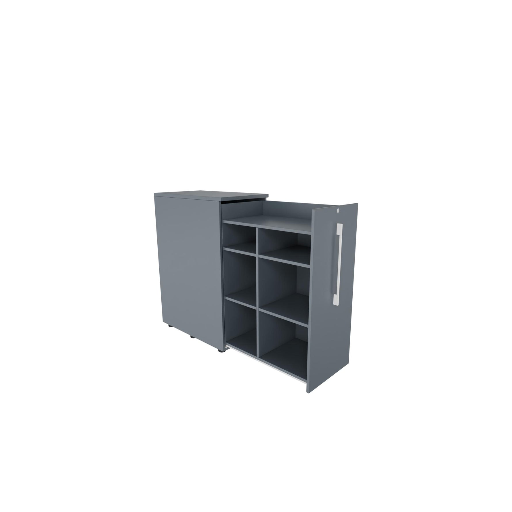 Neutralware Beistellcontainer 463 x 1.115 x 800 mm (B x H x T) rechts offen – Produktbild 9