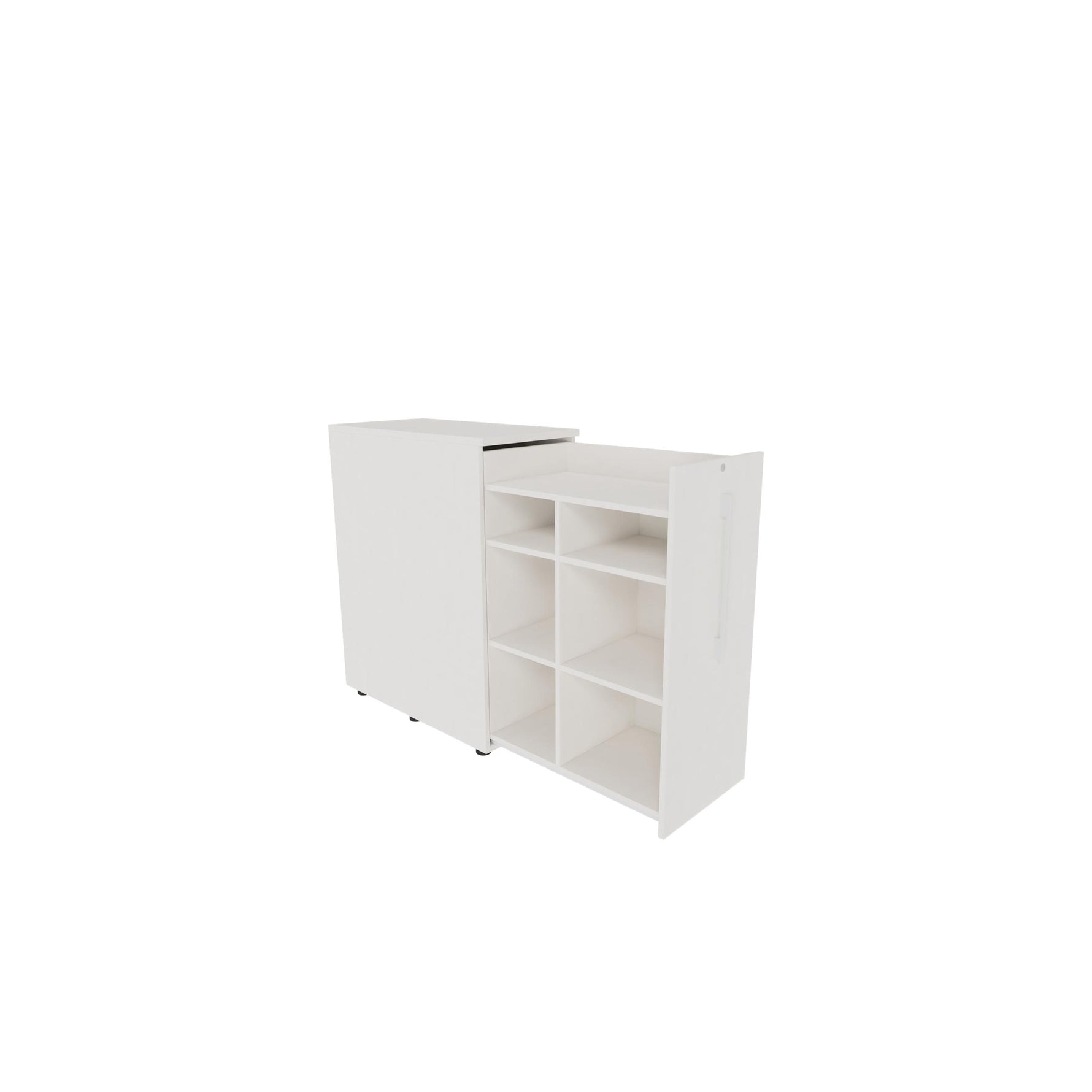 Neutralware Beistellcontainer 463 x 1.115 x 900 mm (B x H x T) rechts offen – Produktbild 2