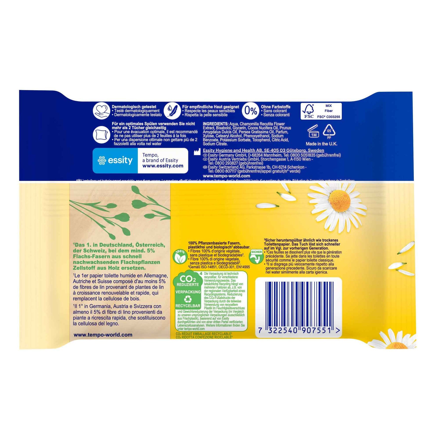 Tempo® Feuchtes Toilettenpapier Sanft & Pflegend