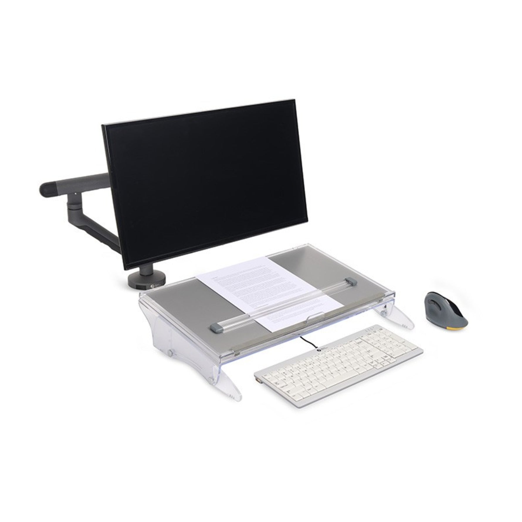 BakkerElkhuizen Konzepthalter FlexDesk 640 ComfortRead - Wiepa Bürofachpartner