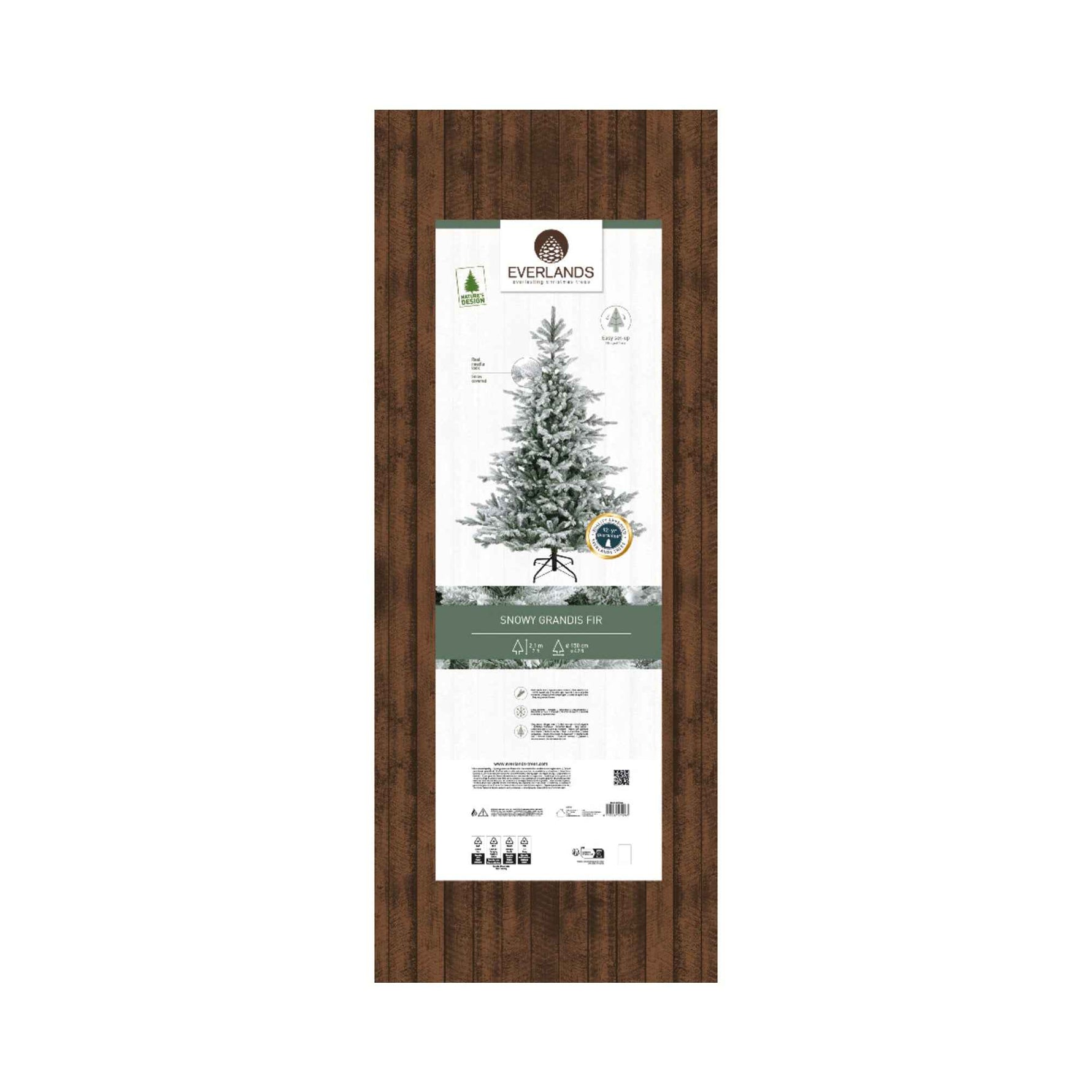 EVERLANDS Weihnachtsbaum Grandis 150 x 210 cm (Ø x H)
