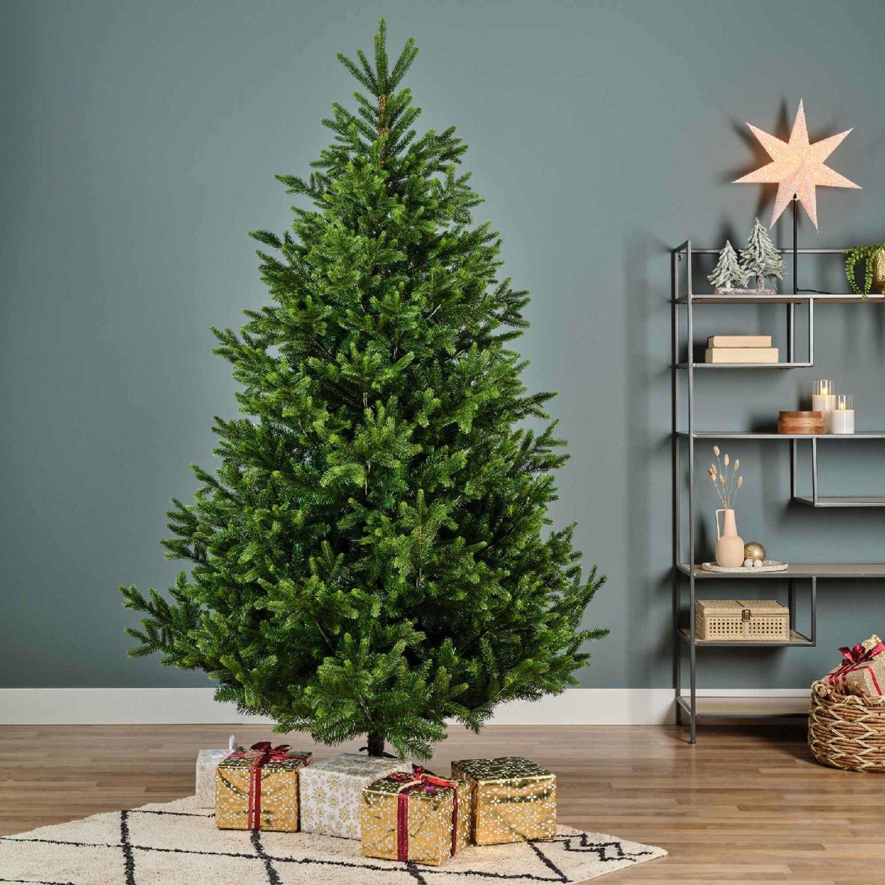 EVERLANDS Weihnachtsbaum Nordmann Tanne 130 x 180 cm (Ø x H)