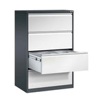 C+P Hängeregistraturschrank Acurado 787 x 1.357 x 590 mm (B x H x T) anthrazit
