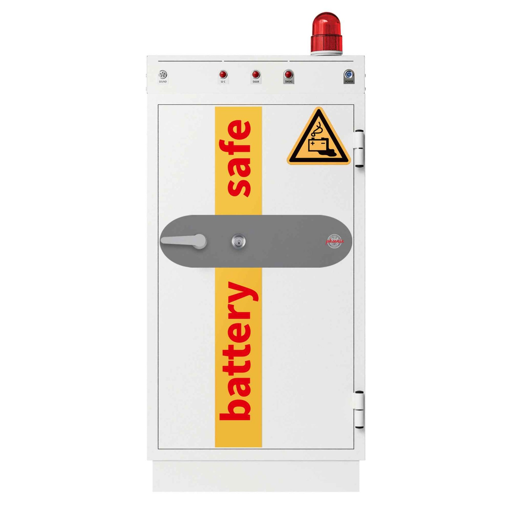 Phoenix Batterietresor Battery Commander Pro Schlüsselschloss 69 x 138,5 x 71 cm (B x H x T)