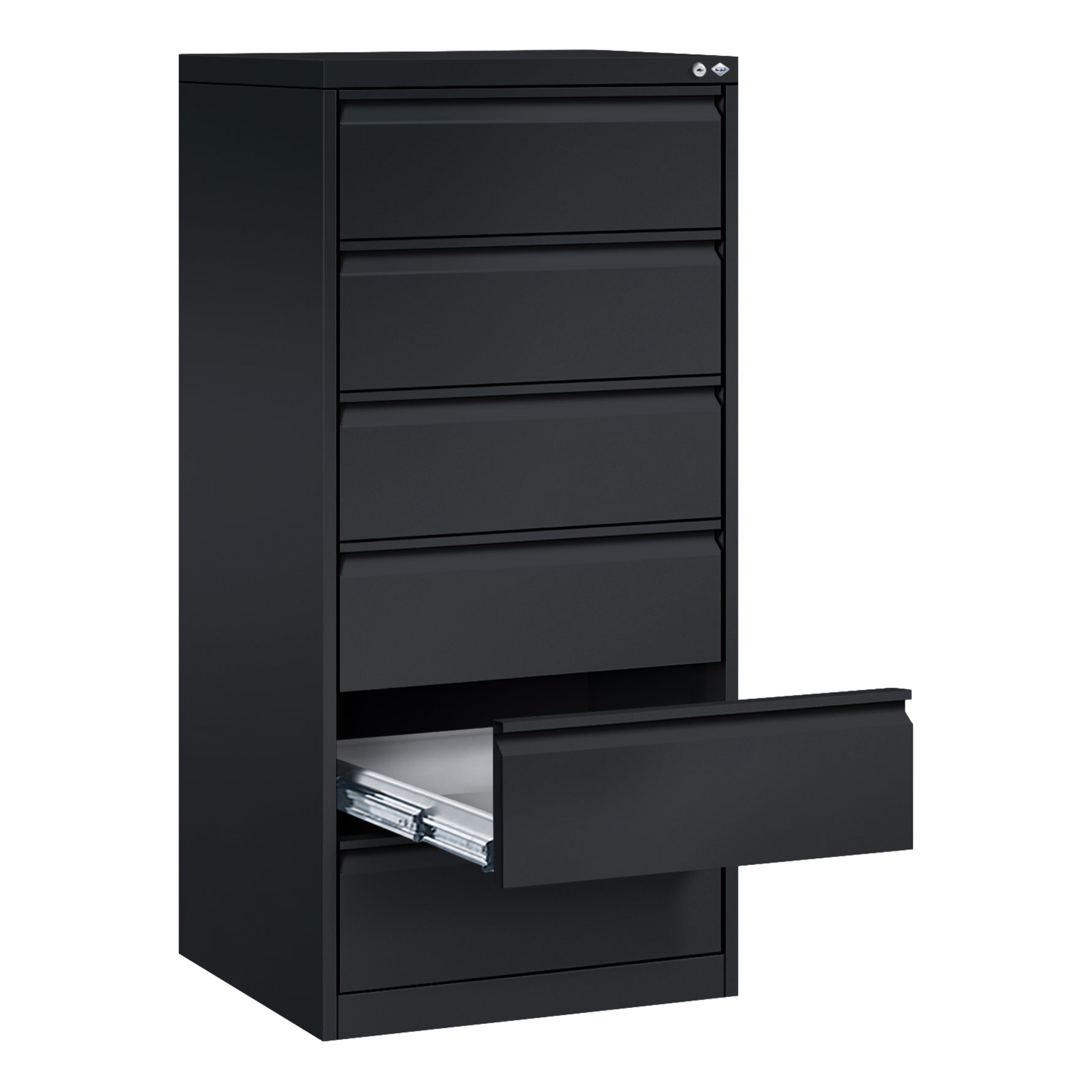 C+P Karteischrank Acurado 553 x 1.357 x 590 mm (B x H x T) – Produktbild 6