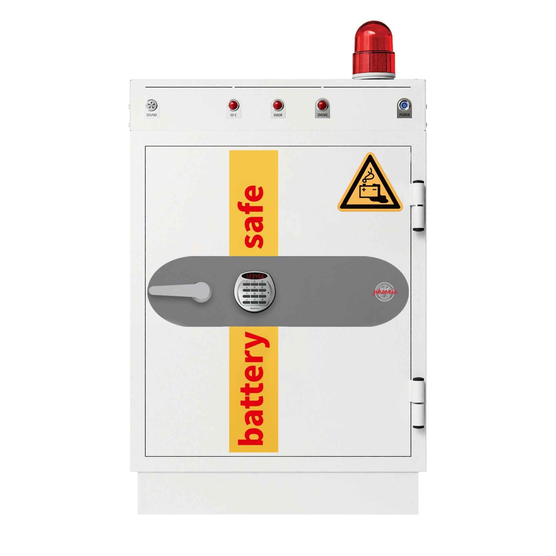 Phoenix Batterietresor Battery Commander Pro Elektroschloss 69 x 99,5 x 71 cm (B x H x T)