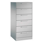 C+P Karteischrank Asisto 562 x 1.298 x 600 mm (B x H x T) DIN A5 quer