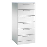 C+P Karteischrank Asisto 562 x 1.298 x 600 mm (B x H x T) DIN A5 quer