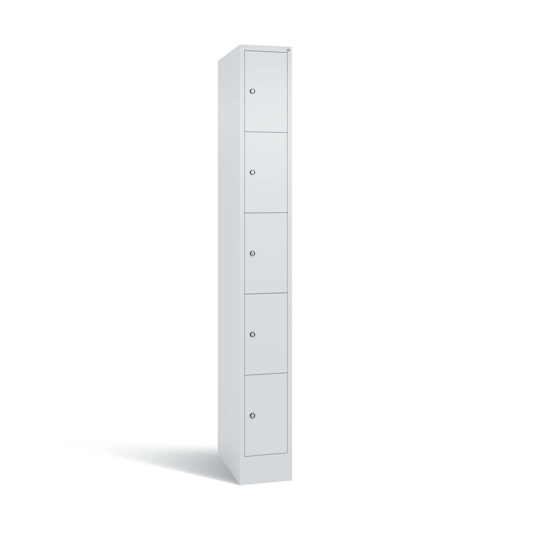 C+P Schließfachschrank Serie 8070 mit Sockel 1 Abteil – Produktbild 2