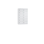 C+P Wandschließfach Intro 460 x 770 x 200 mm (B x H x T) 12 Fächer lichtgrau – Produktbild 12