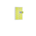 C+P Wandschließfach Intro 460 x 770 x 200 mm (B x H x T) 12 Fächer lichtgrau – Produktbild 15