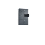 C+P Wandschließfach Intro 460 x 770 x 200 mm (B x H x T) 12 Fächer anthrazitgrau – Produktbild 3