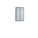 C+P Wandschließfach Intro 460 x 770 x 200 mm (B x H x T) 12 Fächer anthrazitgrau – Produktbild 6