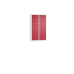 C+P Wandschließfach Intro 460 x 770 x 200 mm (B x H x T) 12 Fächer lichtgrau – Produktbild 2