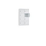C+P Wandschließfach Intro 460 x 770 x 200 mm (B x H x T) 8 Fächer lichtgrau – Produktbild 13