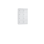 C+P Wandschließfach Intro 460 x 770 x 200 mm (B x H x T) 8 Fächer lichtgrau – Produktbild 14