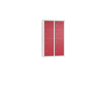 C+P Wandschließfach Intro 460 x 770 x 200 mm (B x H x T) 8 Fächer lichtgrau – Produktbild 2