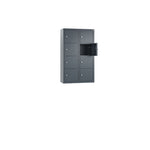 C+P Wandschließfach Intro 460 x 770 x 200 mm (B x H x T) 8 Fächer anthrazitgrau – Produktbild 3