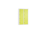 C+P Wandschließfach Intro 460 x 770 x 200 mm (B x H x T) 8 Fächer verkehrsweiß – Produktbild 6