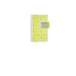 C+P Wandschließfach Intro 460 x 770 x 200 mm (B x H x T) 8 Fächer lichtgrau – Produktbild 10