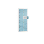 C+P Wandschließfach Intro 460 x 1.130 x 200 mm (B x H x T) 18 Fächer verkehrsweiß – Produktbild 3
