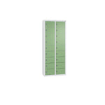 C+P Wandschließfach Intro 460 x 1.130 x 200 mm (B x H x T) 18 Fächer lichtgrau – Produktbild 12