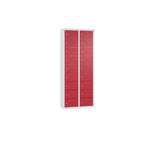 C+P Wandschließfach Intro 460 x 1.130 x 200 mm (B x H x T) 18 Fächer lichtgrau – Produktbild 4