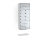 C+P Wandschließfach Intro 460 x 1.130 x 200 mm (B x H x T) 18 Fächer lichtgrau – Produktbild 14