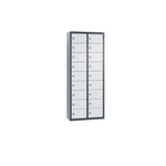 C+P Wandschließfach Intro 460 x 1.130 x 200 mm (B x H x T) 18 Fächer anthrazitgrau – Produktbild 2