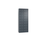 C+P Wandschließfach Intro 460 x 1.130 x 200 mm (B x H x T) 18 Fächer anthrazitgrau – Produktbild 4