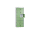 C+P Wandschließfach Intro 460 x 1.130 x 200 mm (B x H x T) 12 Fächer lichtgrau – Produktbild 14