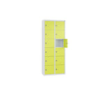 C+P Wandschließfach Intro 460 x 1.130 x 200 mm (B x H x T) 12 Fächer lichtgrau – Produktbild 12