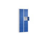 C+P Wandschließfach Intro 460 x 1.130 x 200 mm (B x H x T) 12 Fächer lichtgrau – Produktbild 8