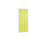 C+P Wandschließfach Intro 460 x 1.130 x 200 mm (B x H x T) 12 Fächer verkehrsweiß – Produktbild 6