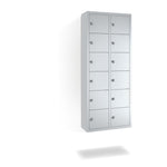 C+P Wandschließfach Intro 460 x 1.130 x 200 mm (B x H x T) 12 Fächer lichtgrau – Produktbild 16