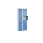 C+P Wandschließfach Intro 460 x 1.130 x 200 mm (B x H x T) 12 Fächer lichtgrau – Produktbild 5