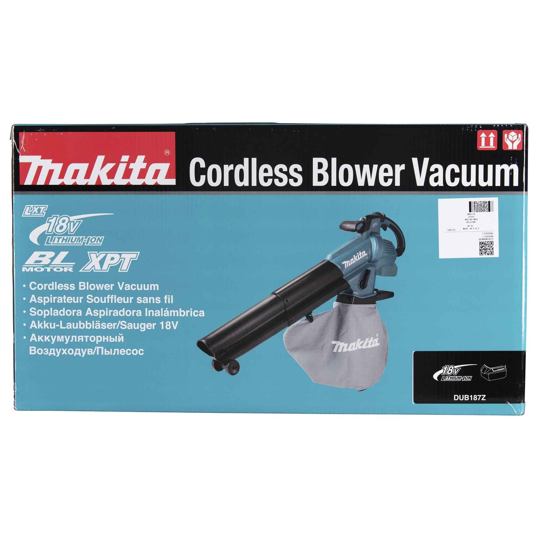 Makita® Laubsauger DUB187 Zubehör erforderlich
