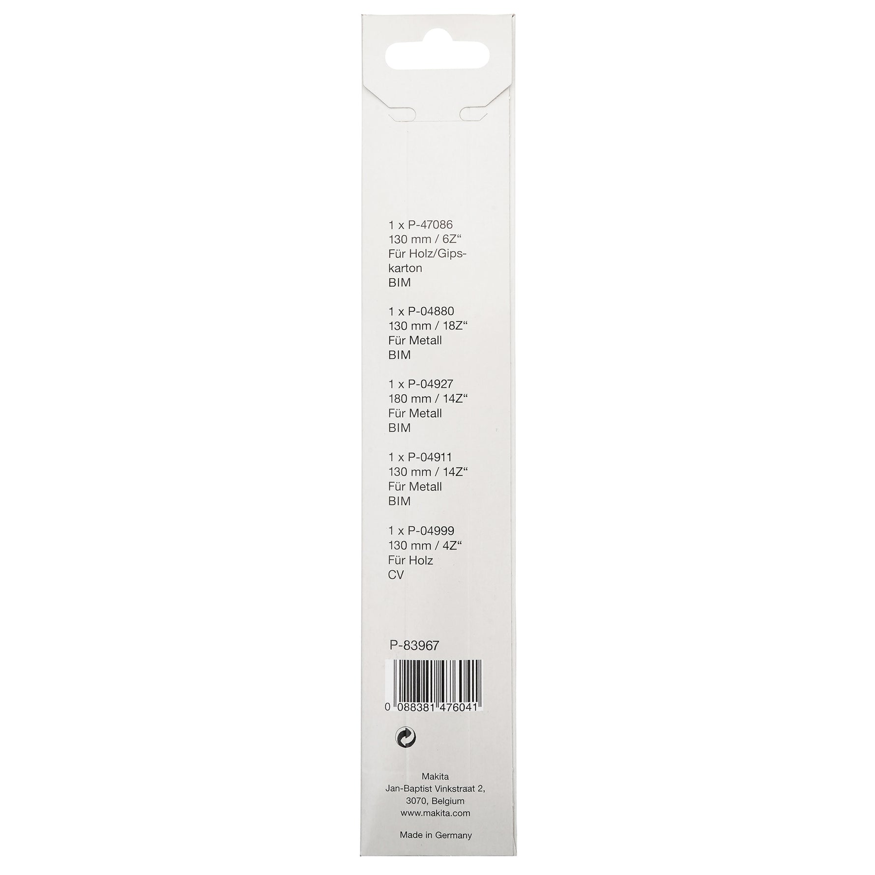 Makita® Sägeblatt P-83967 - Wiepa Bürofachpartner