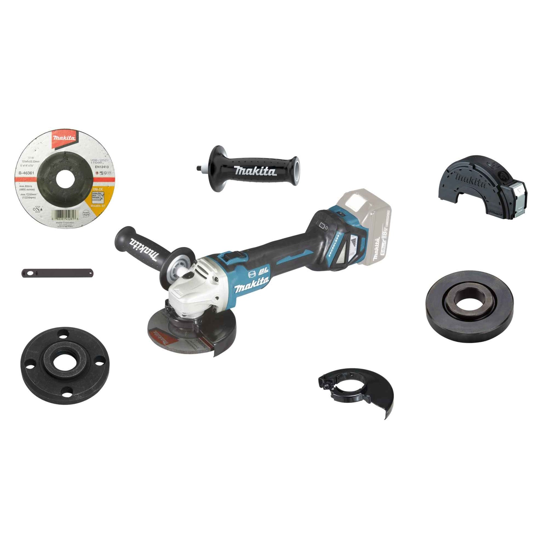 Makita® Winkelschleifer DGA513Z Zubehör erforderlich