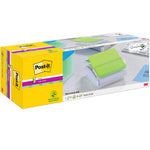 Post-it® Haftnotizspender Super Sticky Z-Notes weiß/transparent