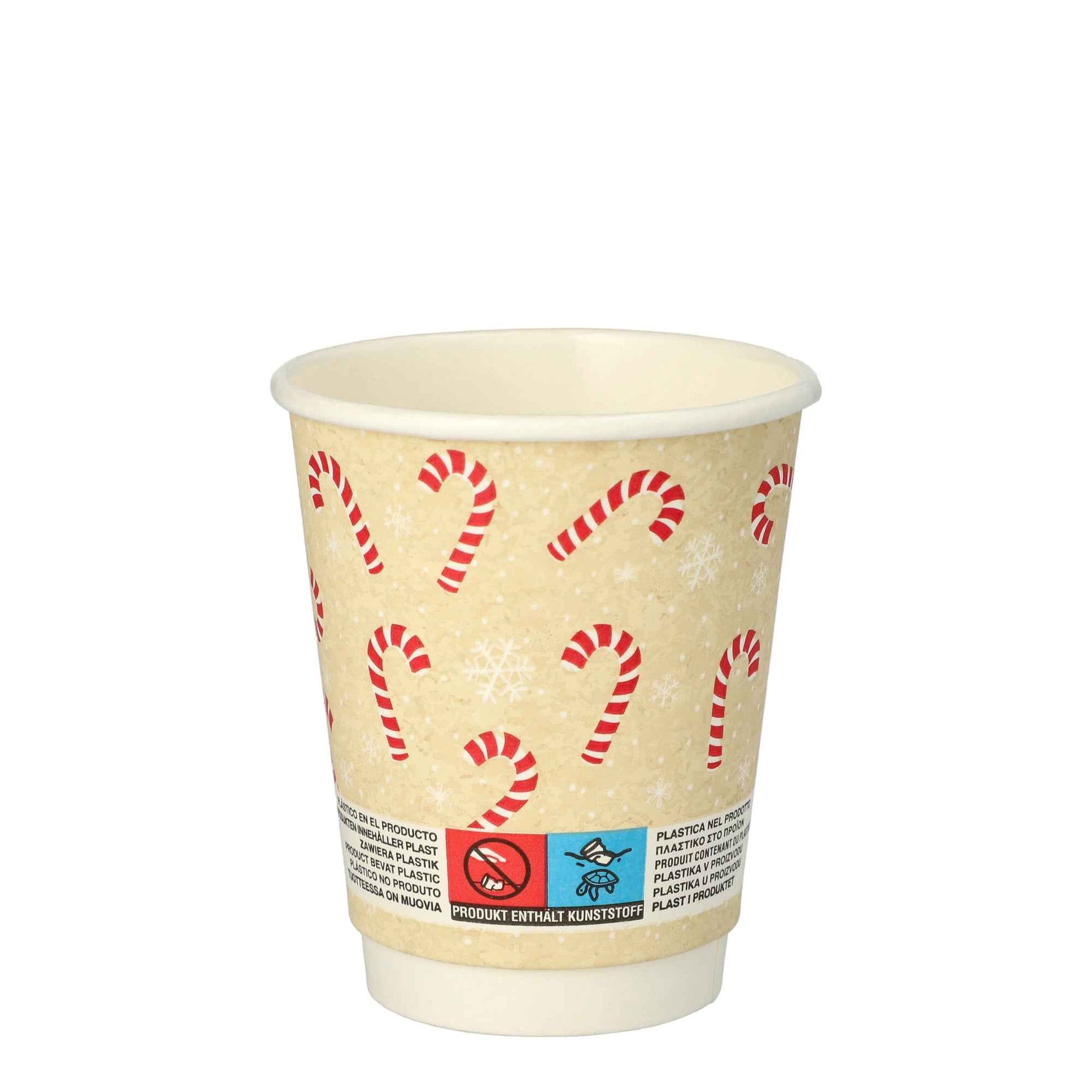 PAPSTAR Trinkbecher Candy Canes