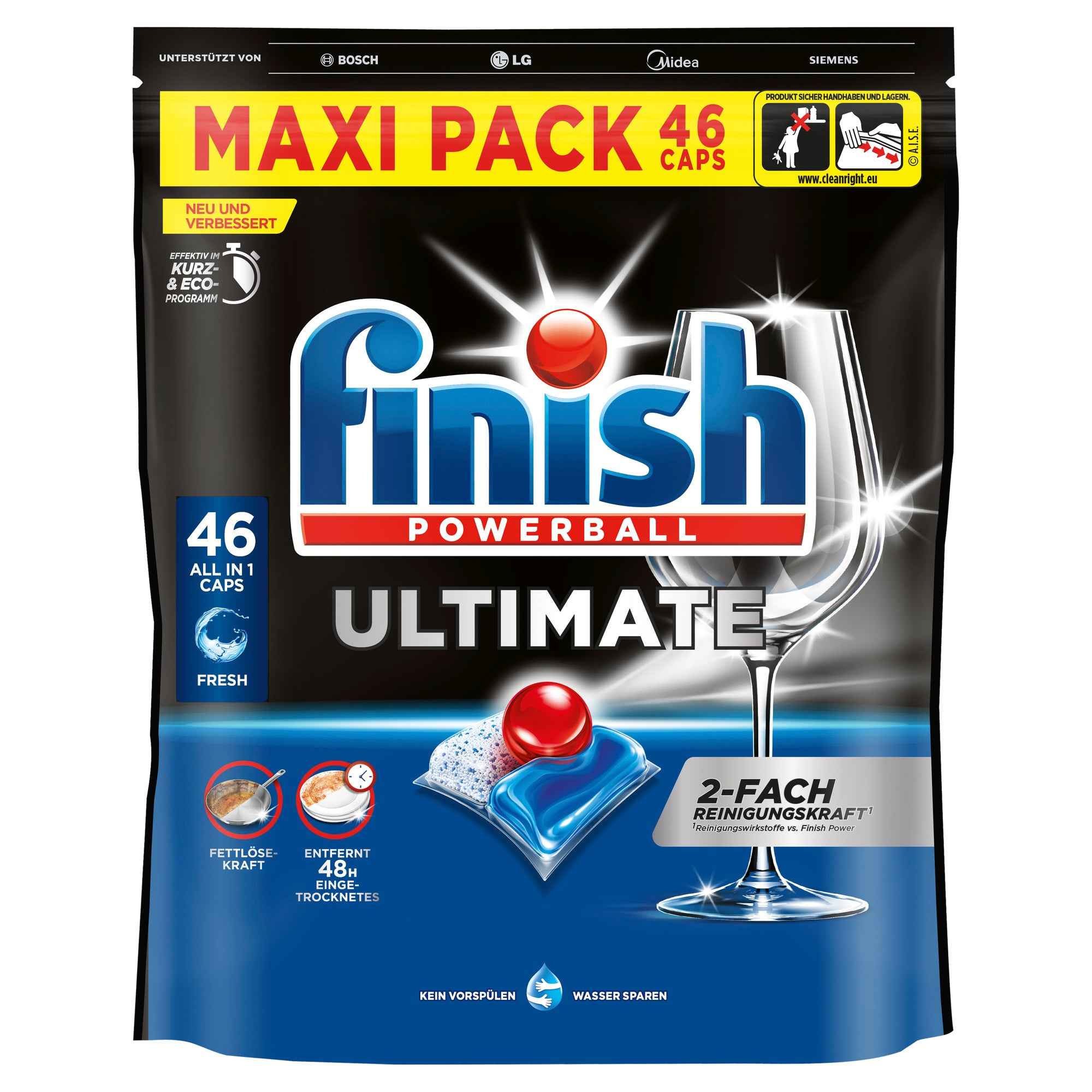 FINISH Spülmaschinentabs Powerball Ultimate Fresh