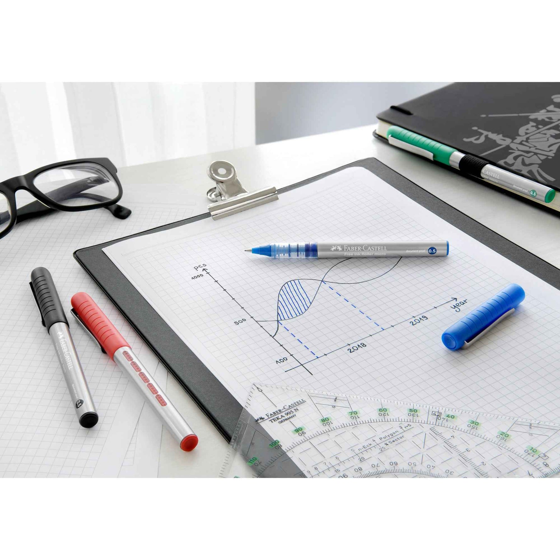 Faber-Castell Tintenroller Free Ink fine