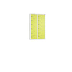 C+P Wandschließfach Intro 460 x 770 x 200 mm (B x H x T) 12 Fächer verkehrsweiß – Produktbild 5